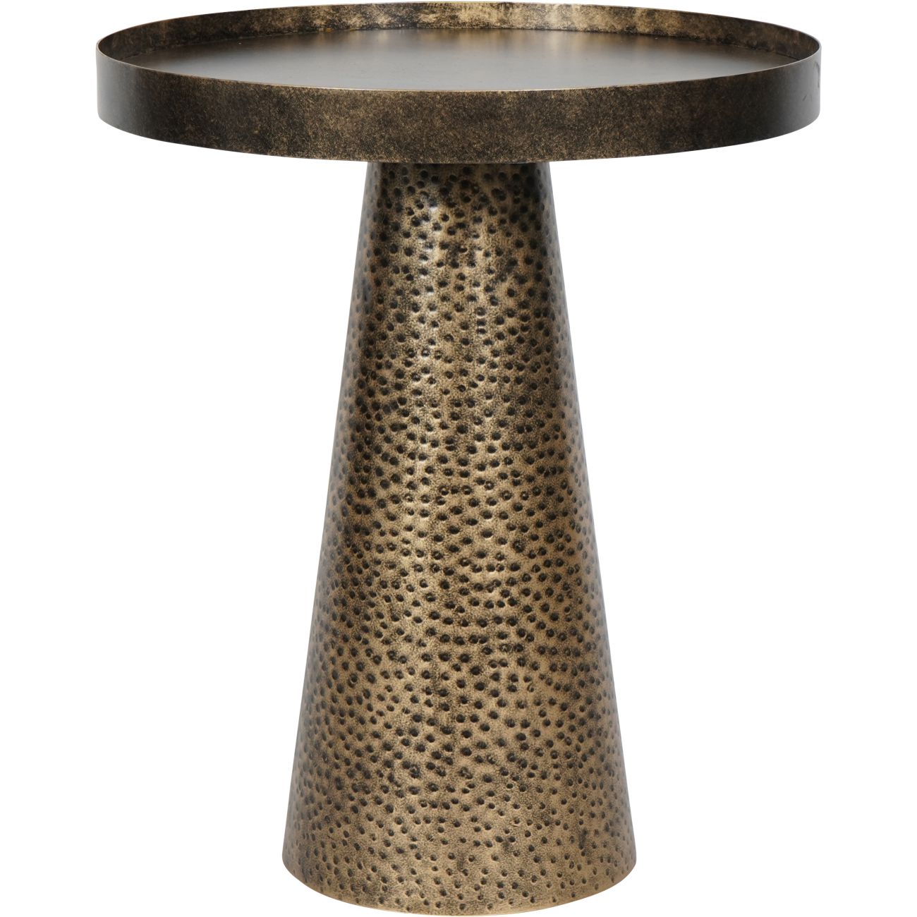 Sandbanks Rustic Antique Gold Side Table