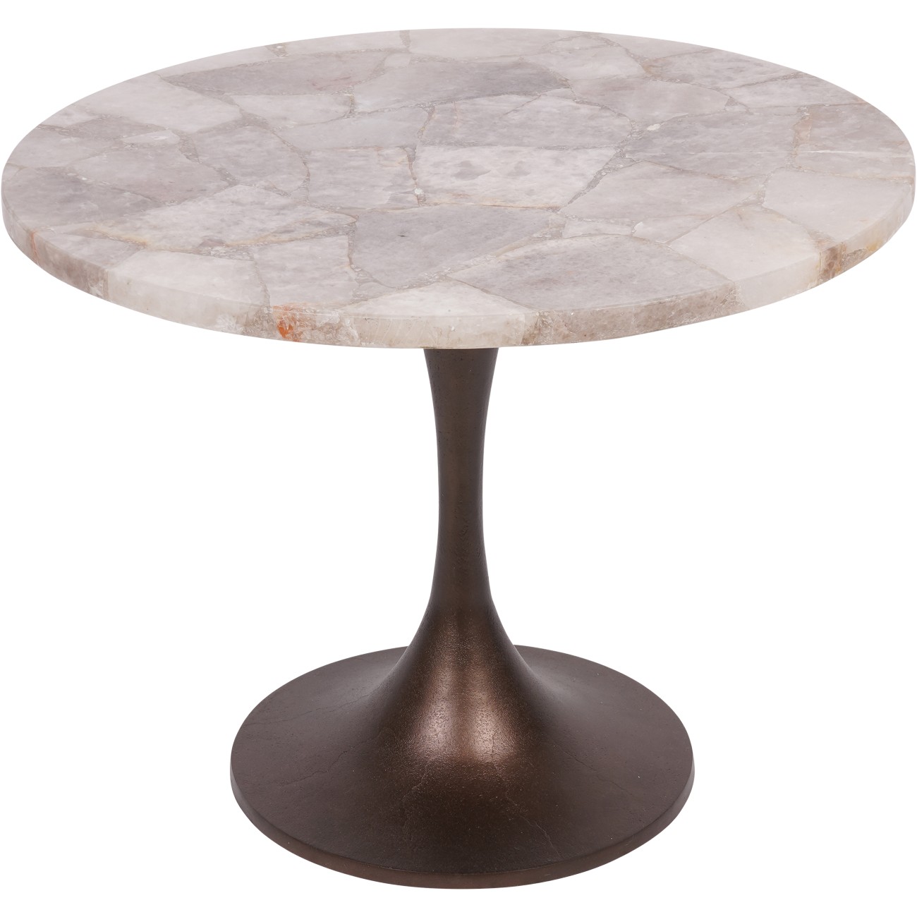 Celeb Smokey Quartz Side Table 60cm