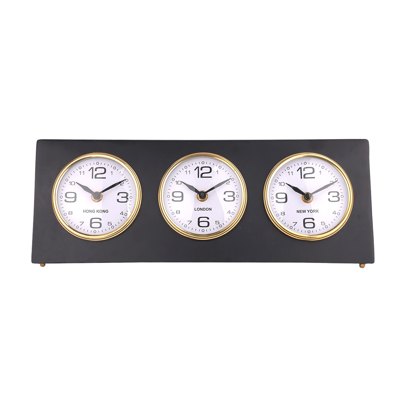 Retro World City Desk Clock
