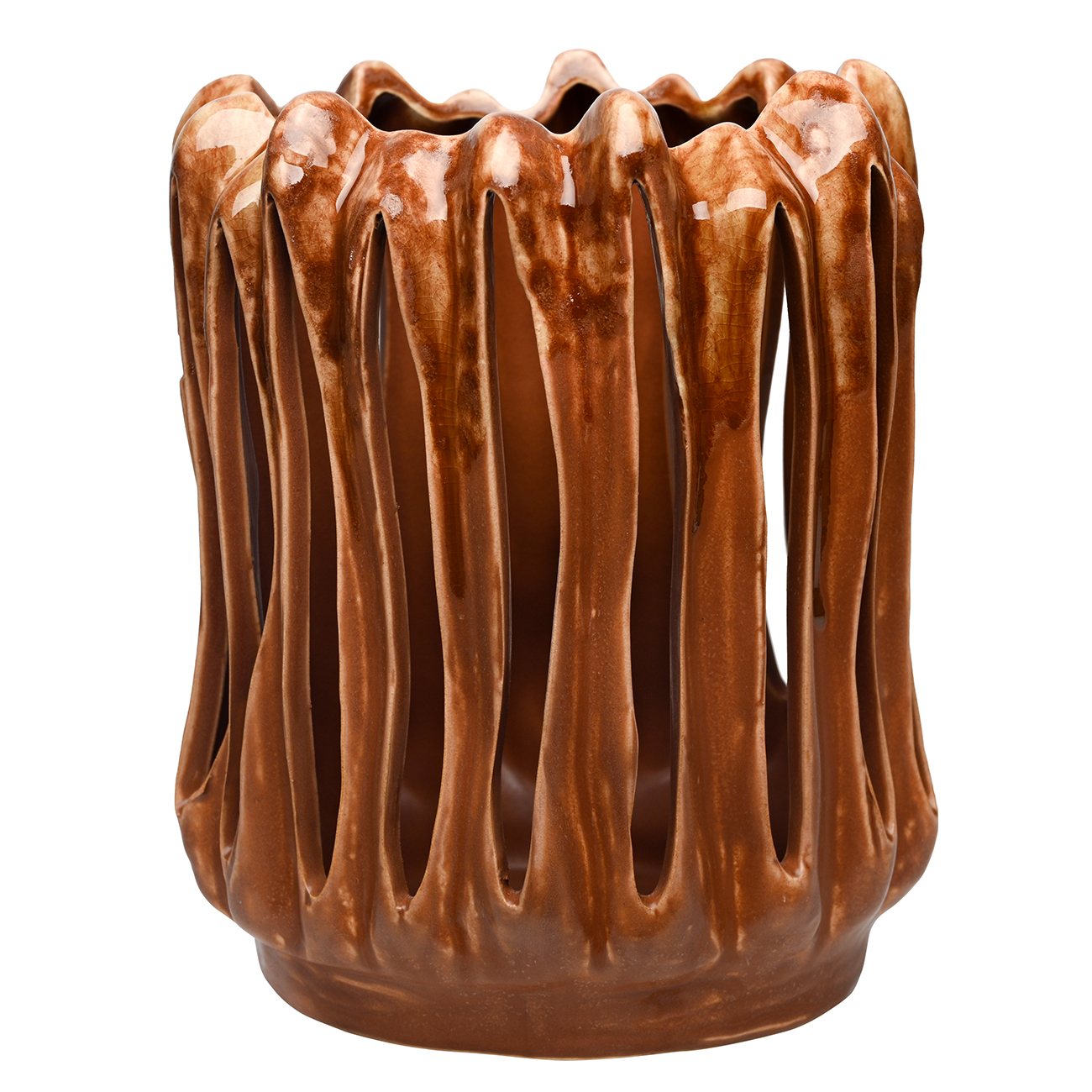 Denton Reactive Glaze Candle Holder