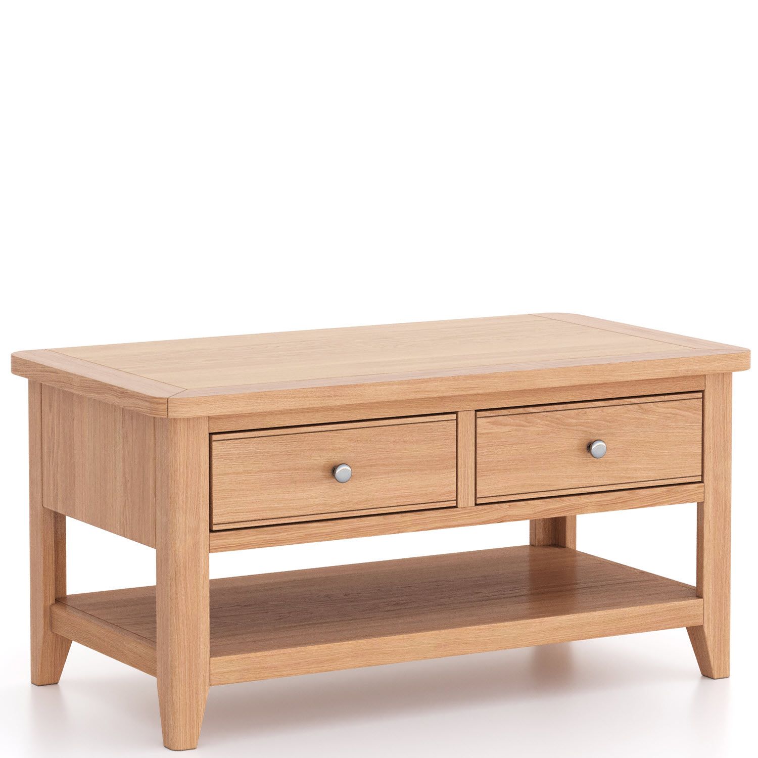 Barley Oak 2 Drawer Coffee Table
