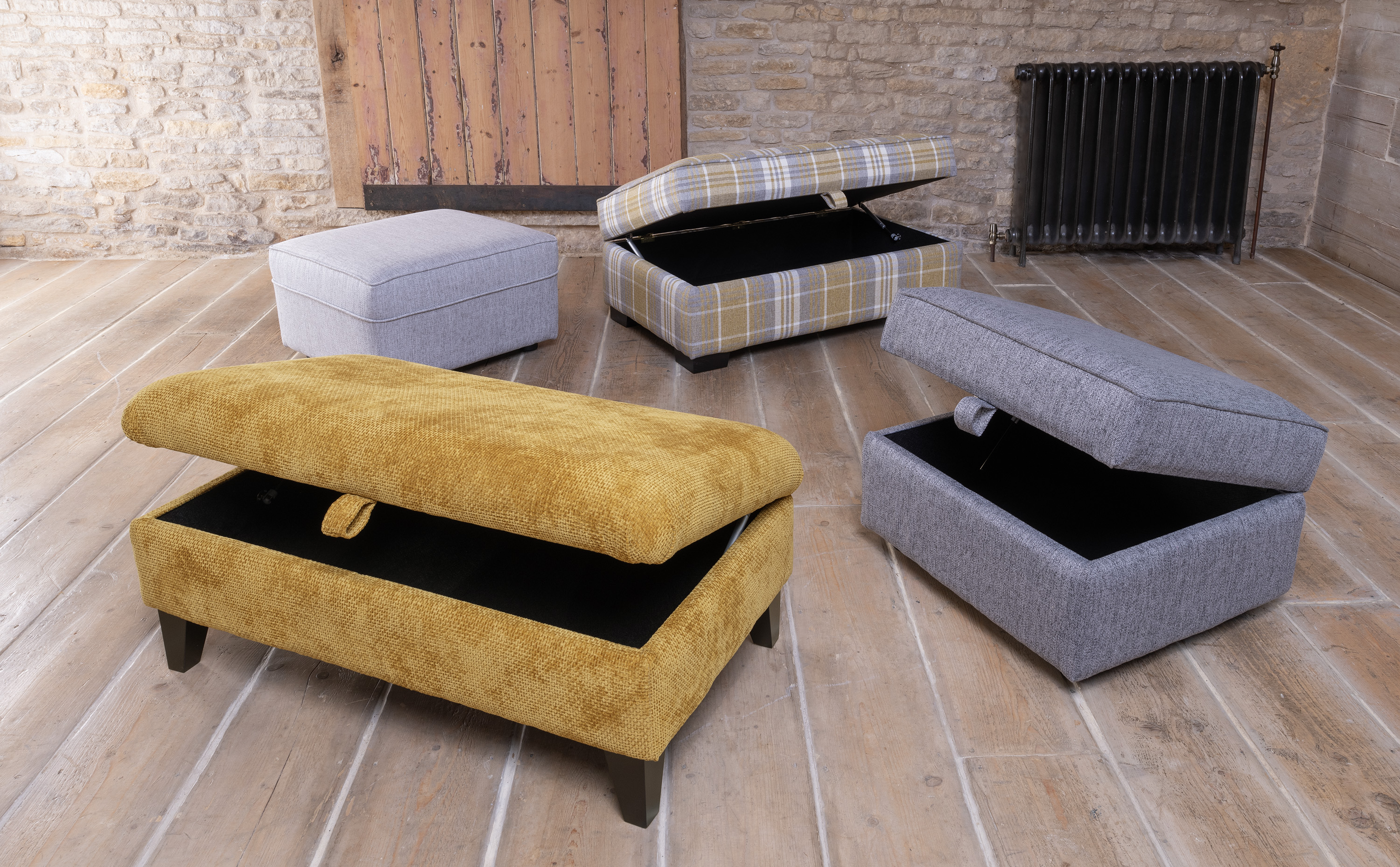 Coordinating stools for Sarah Quinlan and Petra
