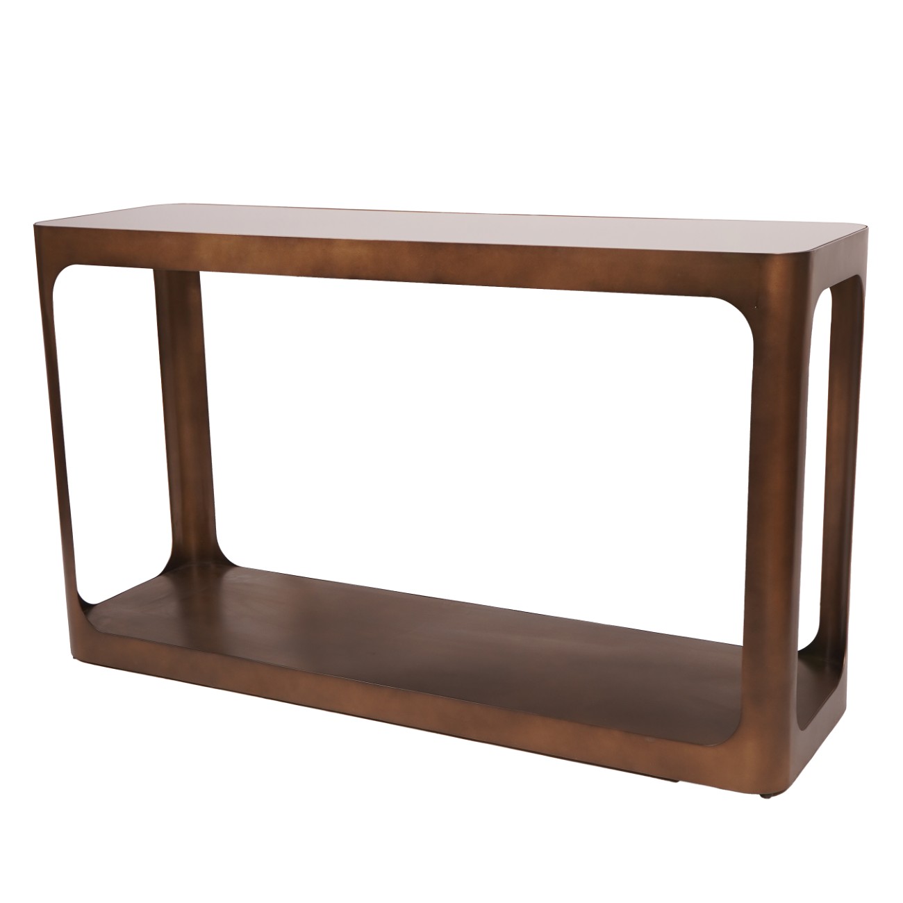 Thorpe Metal and Glass Console Table
