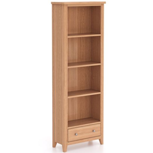 Barley Oak Large Bookcase - Image 1