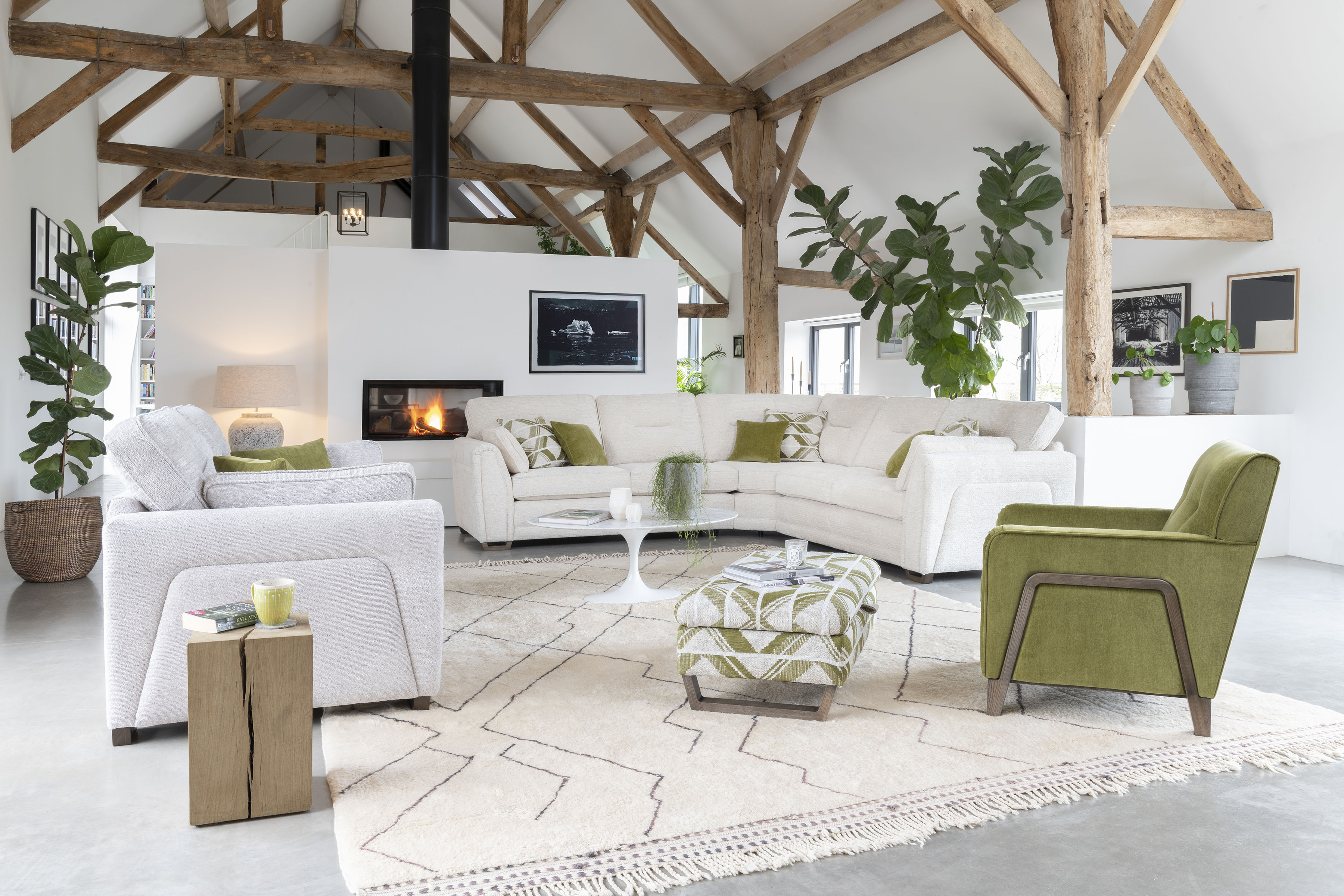 Berlin sofa collection group roomset