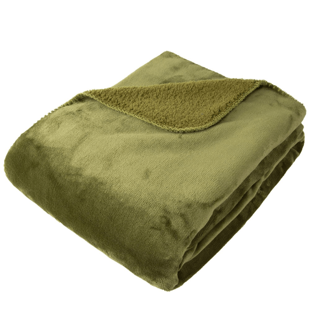 Cosy Olive Throw