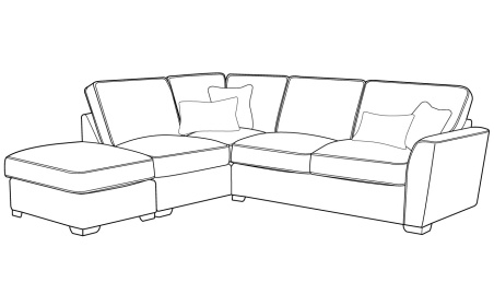 Delevigne FST, LFC, R2 Standard-Back Corner Sofa