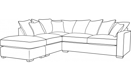 Denver FST, LFC, R2 Pillow-Back Corner Sofa