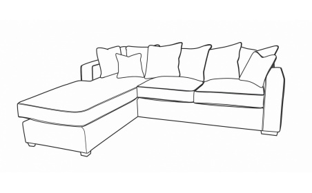 Denver LTC, R2 Pillow-Back Corner Sofa