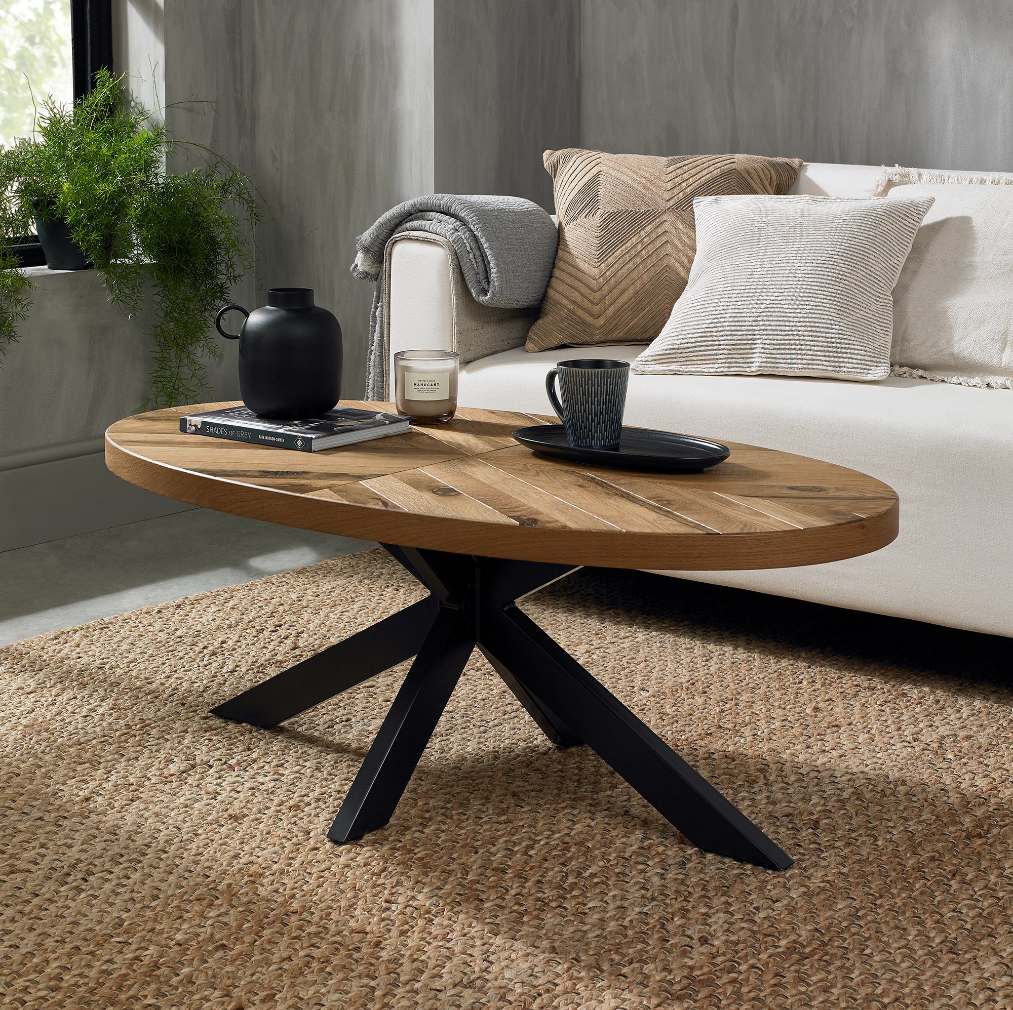 Florence Coffee Table in Rustic Oak
