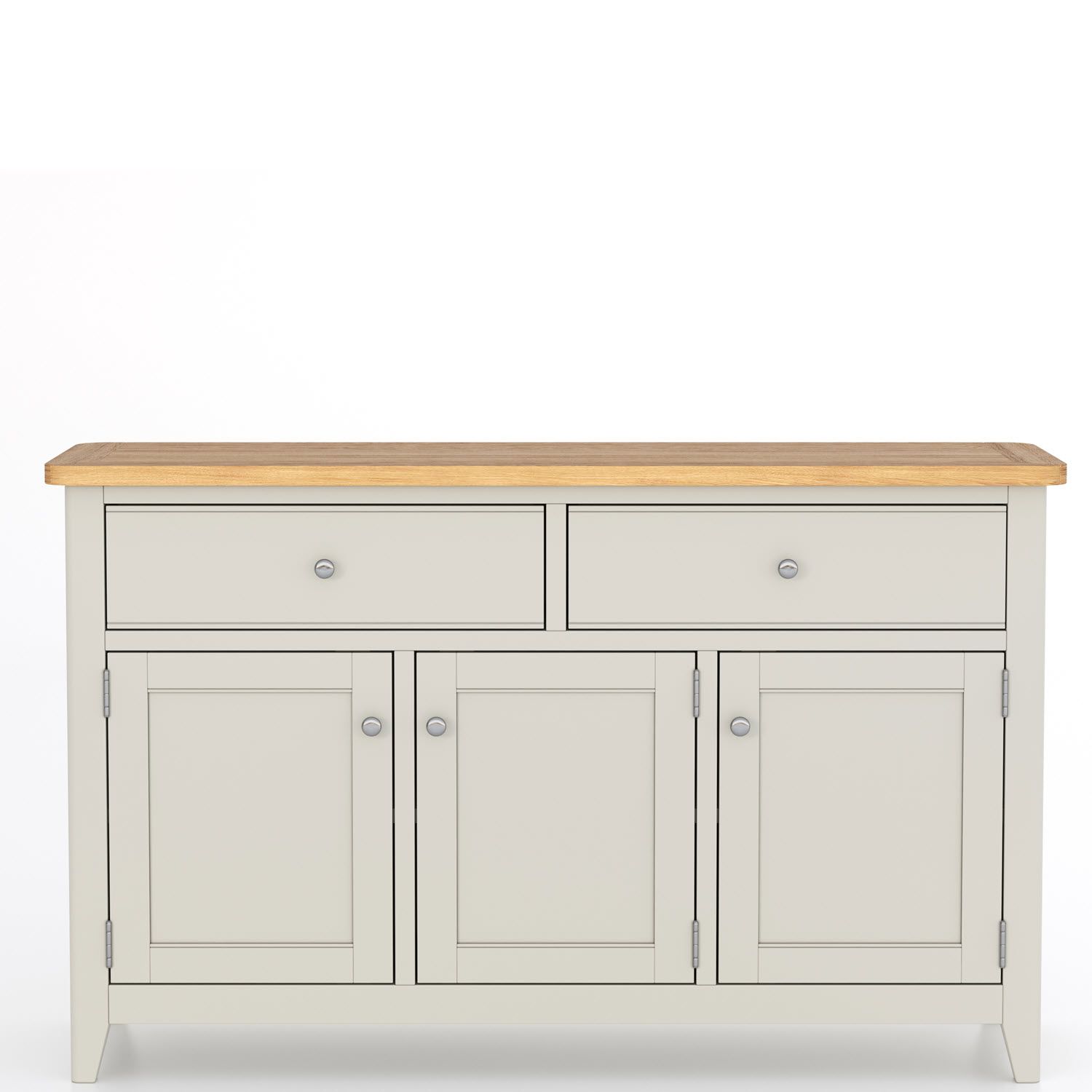Barley Painted Oak Large Sideboard
