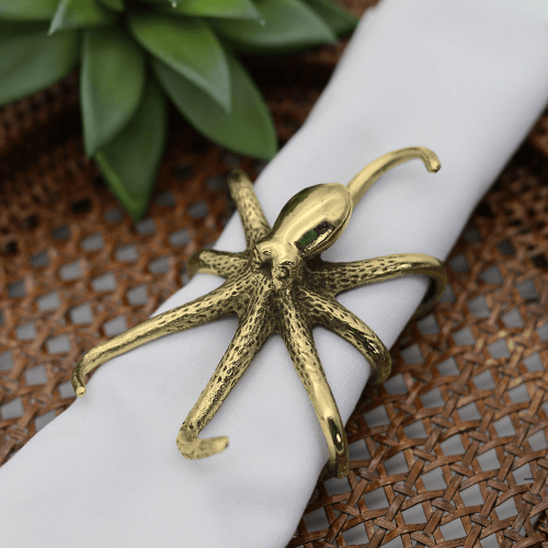 Octopus Napkin Rings - Set of 2