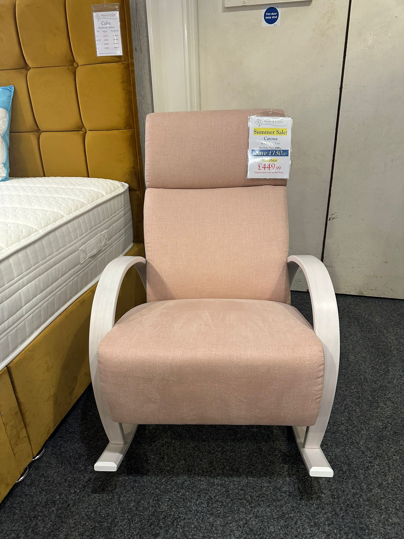 Cotana Rocking Chair (Pink)