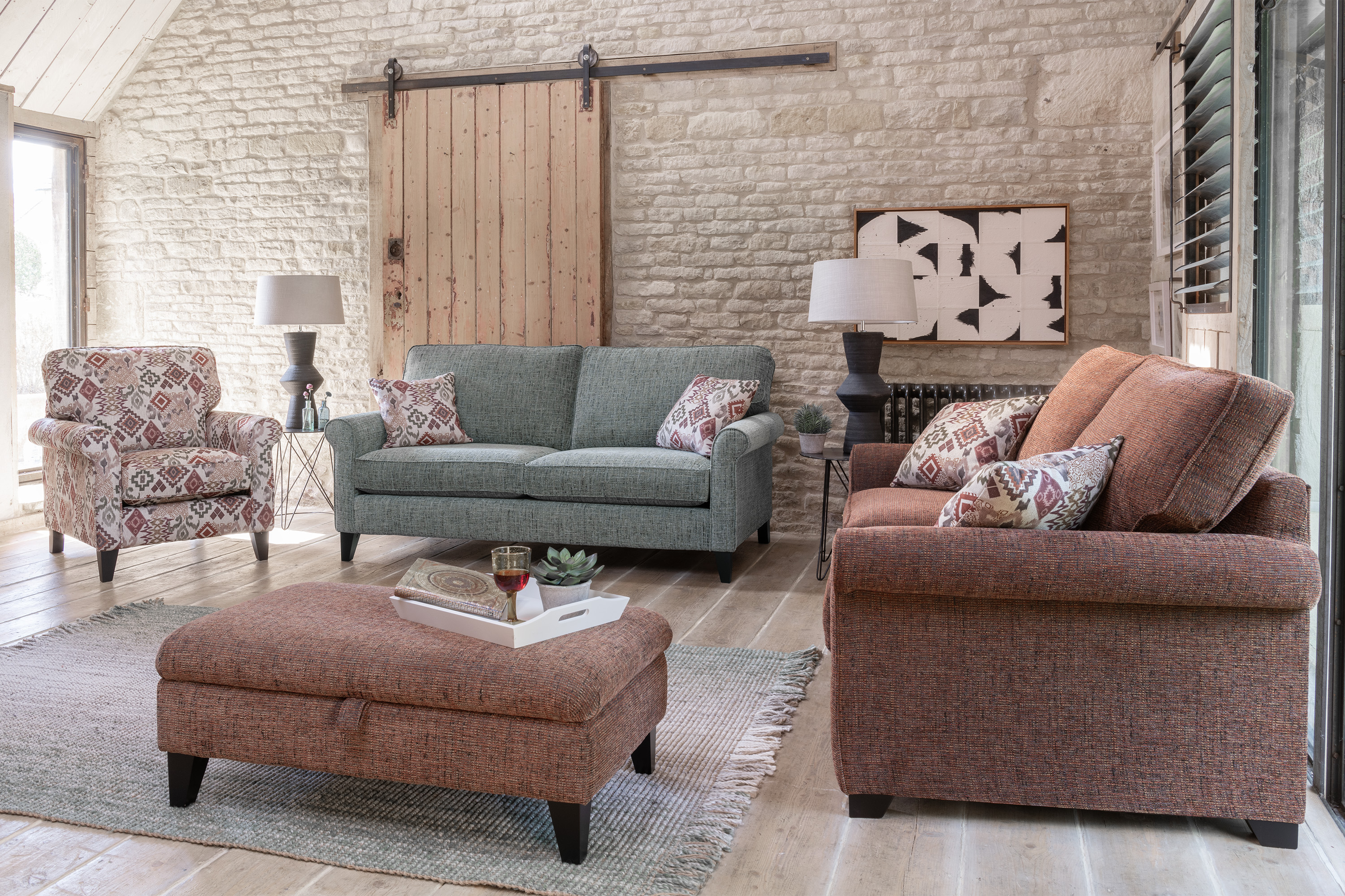 Quinlan sofa collection roomset