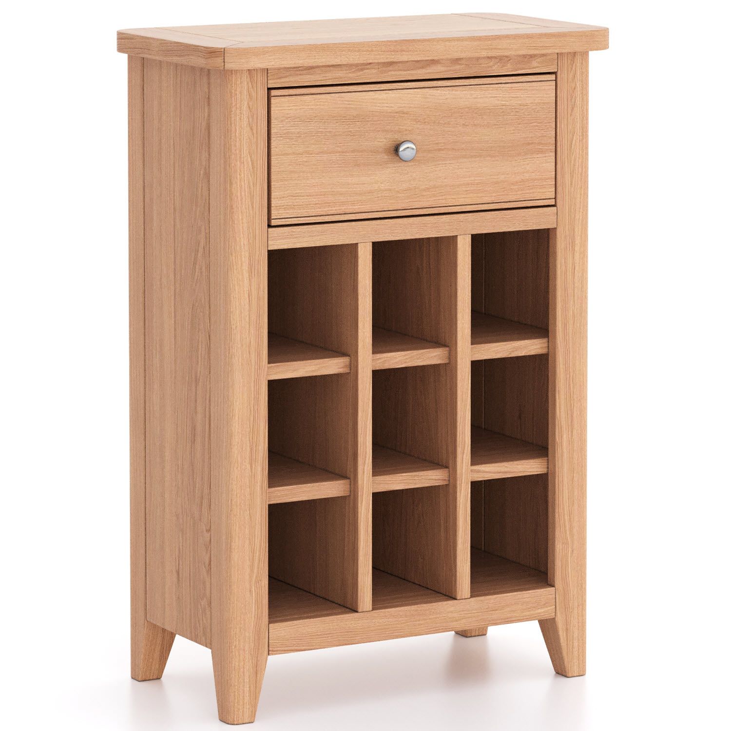 Barley Oak Wine Cabinet