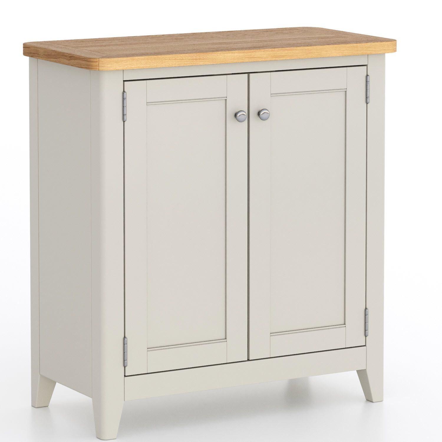 Barley Painted Oak Cabinet