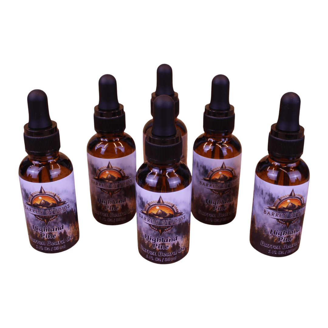 Highland Pine – Barren Beard Oil - Image 2