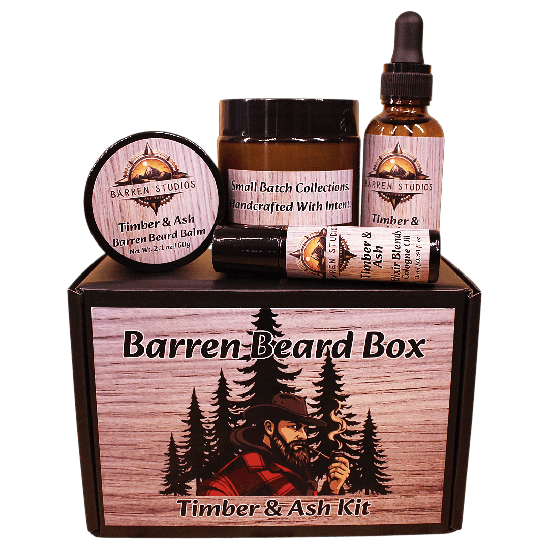 Timber & Ash - Barren Beard Box (FREE ITEM INSIDE)