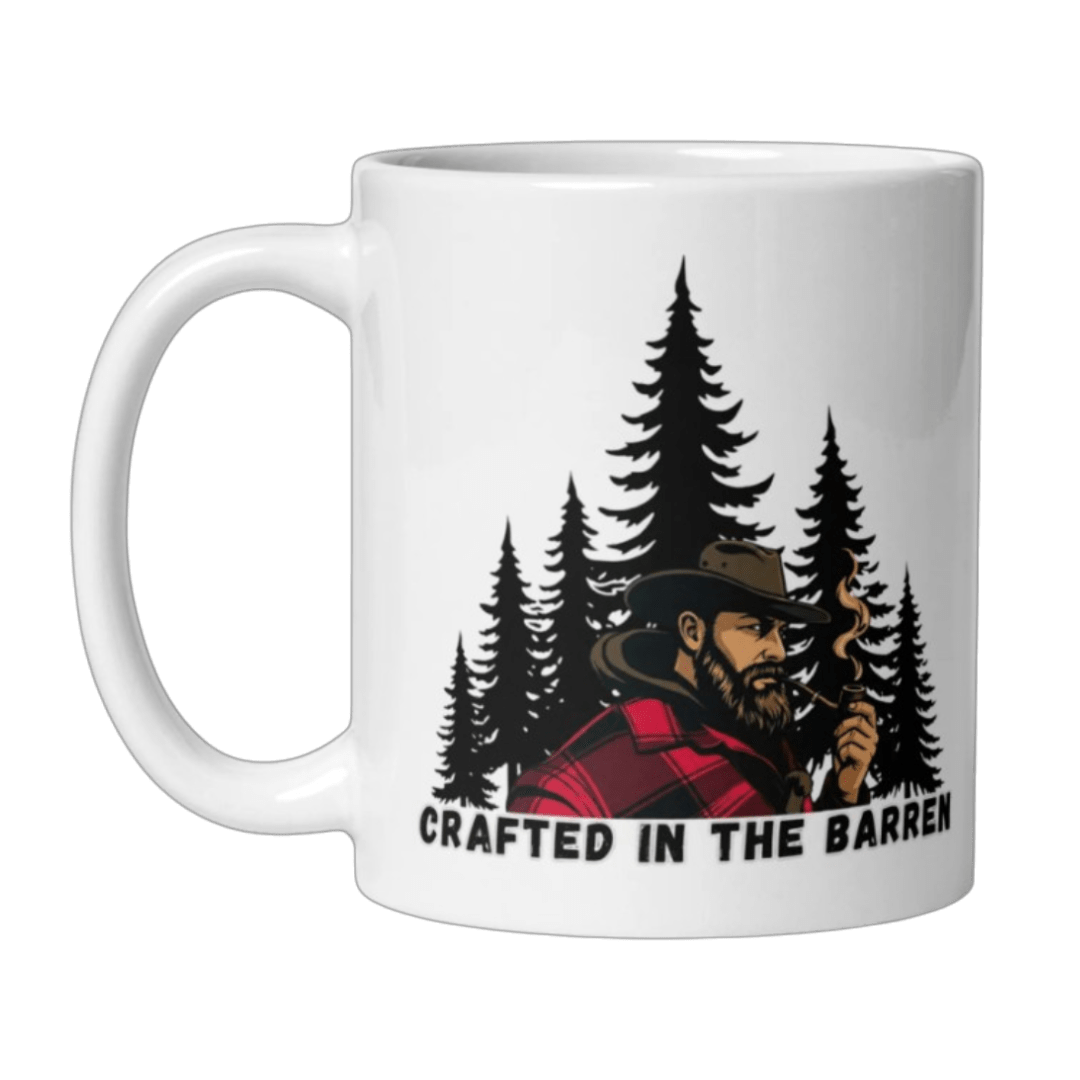 “Crafted In The Barren” Ceramic Mug