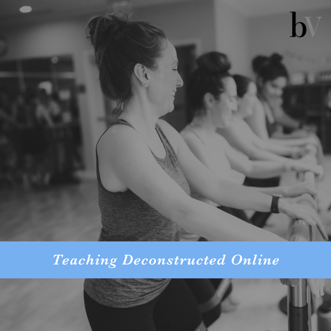 Barre Variations Teaching Deconstructed Online