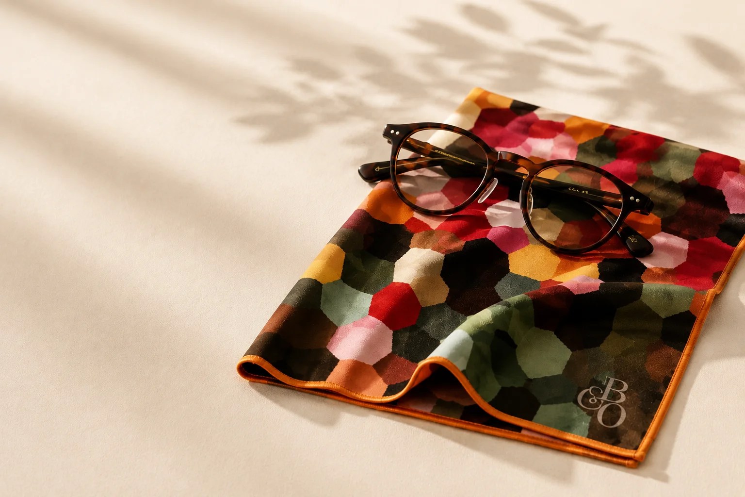 Barroccu & Co oversized optical lens cleaning cloth for glasses and coated lenses