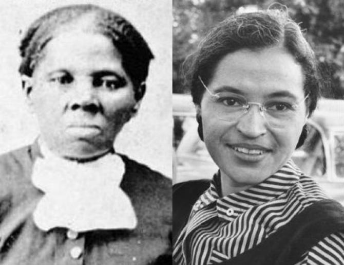 Harriet Tubman and Rosa Parks