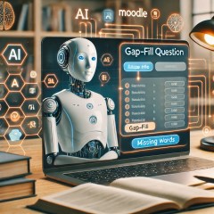 Using AI to build a gapfill quiz question