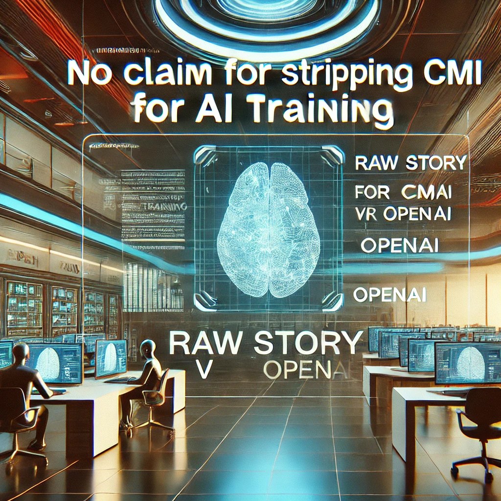 Raw Story vf OpenAI