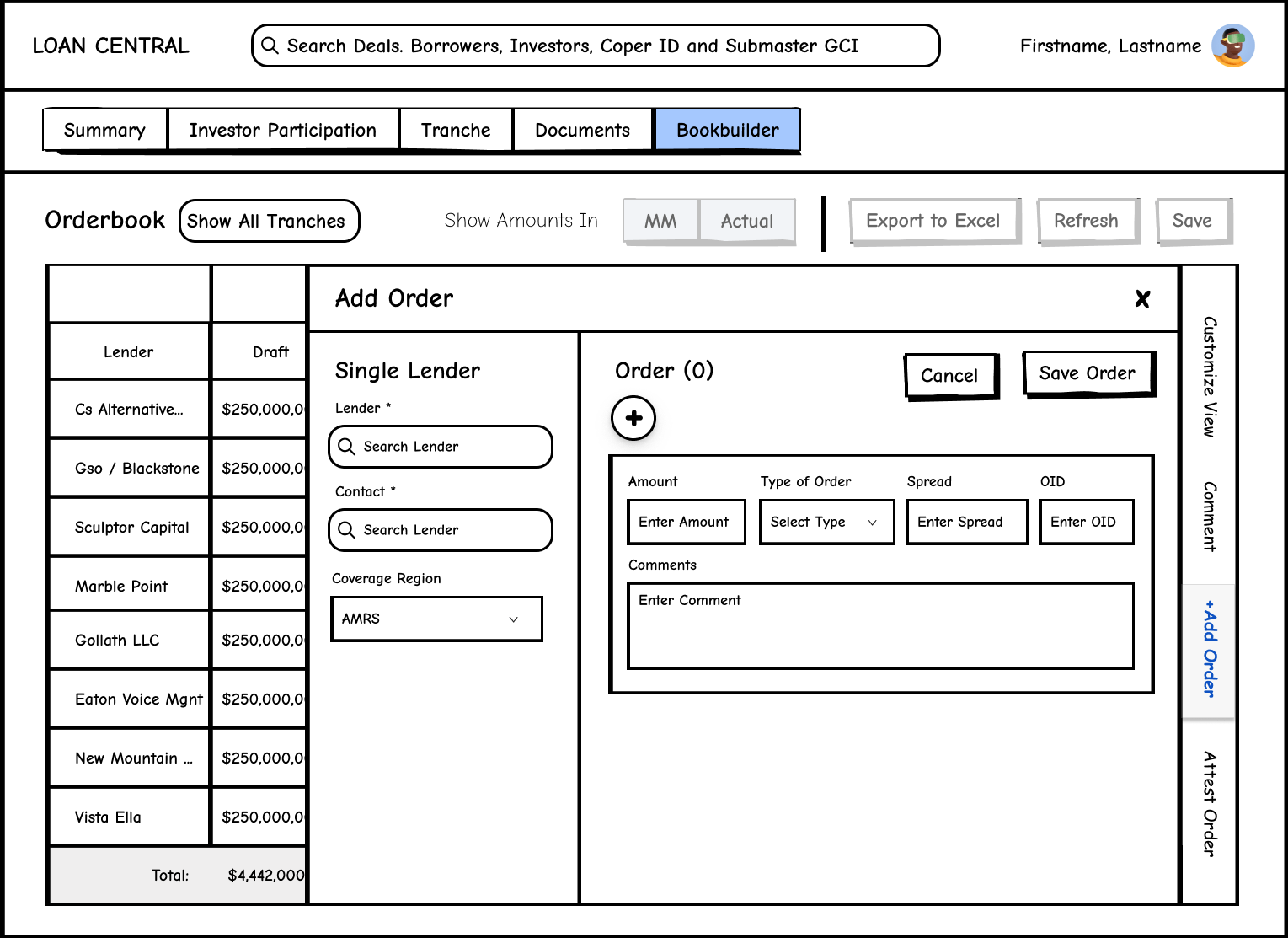 Loan officers collaborating in-app with live comment threads and deal updates