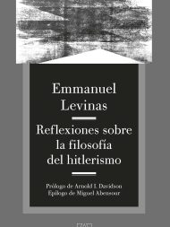 REFLEXIONES SOBRE LA FILOSOFÍA DEL HITLERISMO Emmanuel Levinas