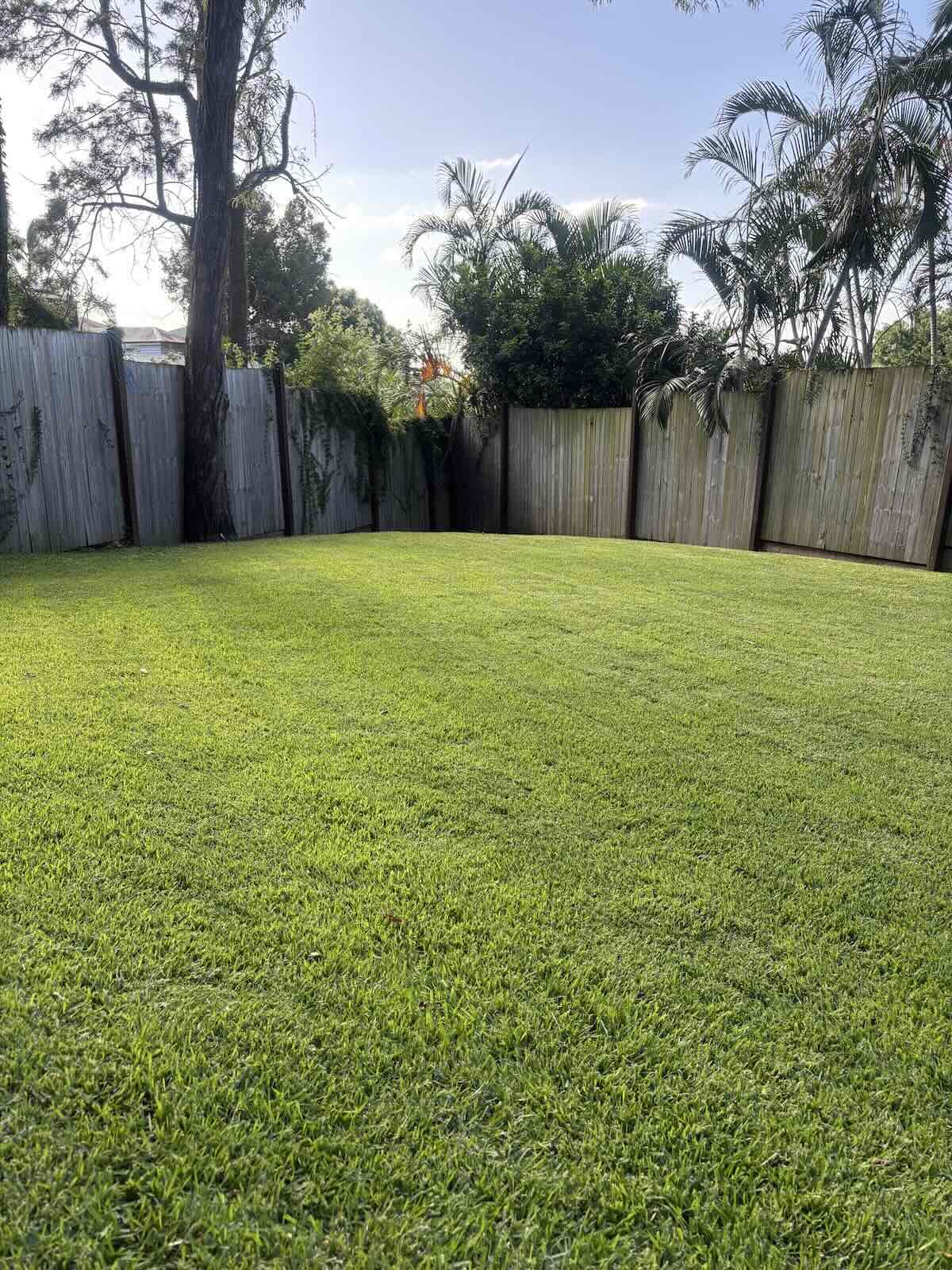 mowing