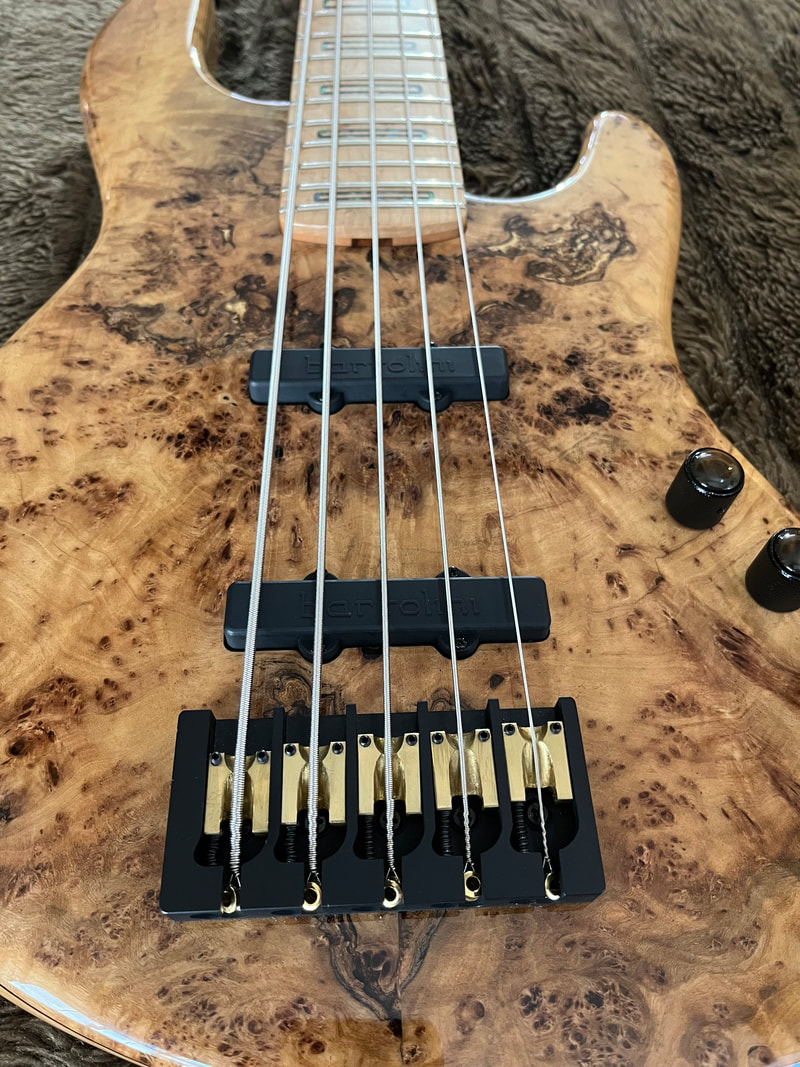 Mane Custom Bass - Bartolini Pickups & Electronics