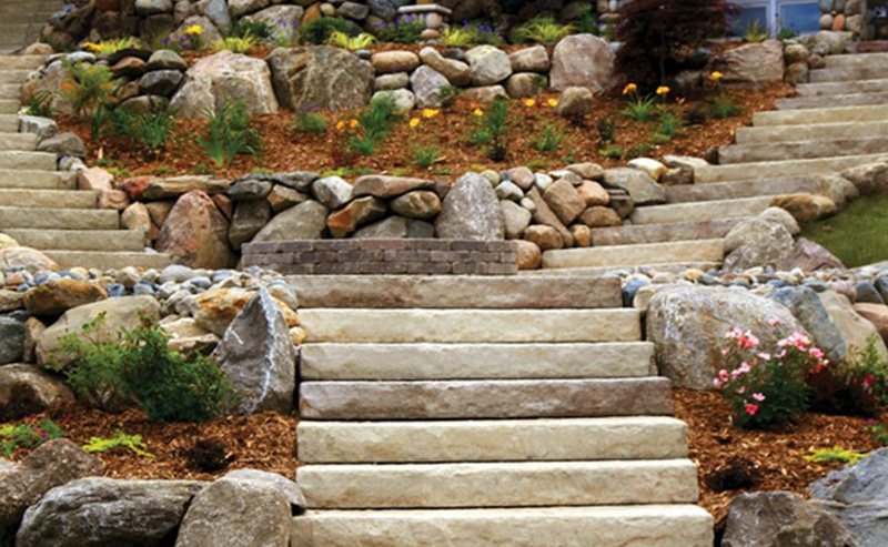 Rosetta® Step Collection - CO - Basalite Concrete Products