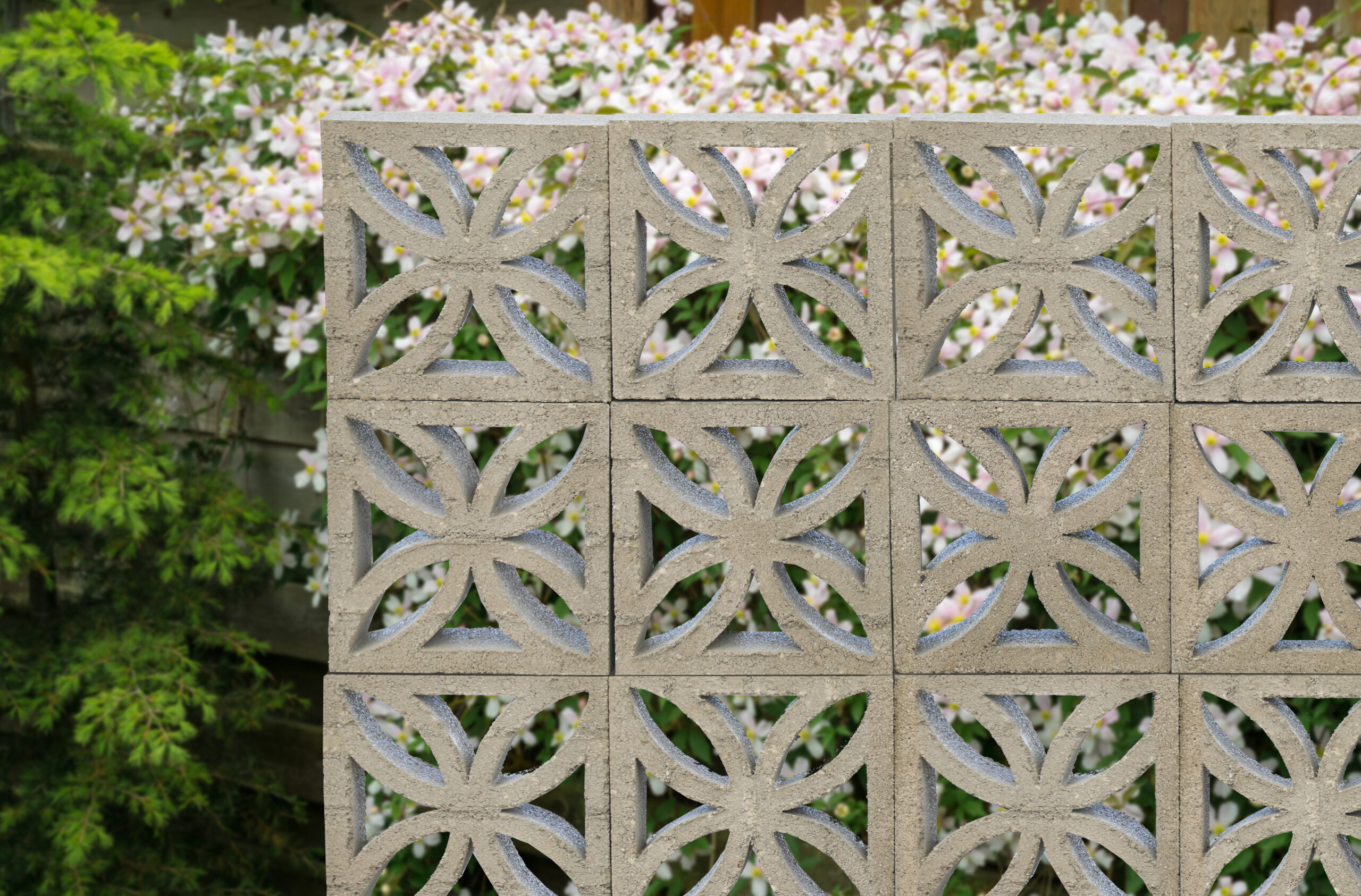 Cloverleaf Screen Wall Block - NV - Basalite Concrete Products
