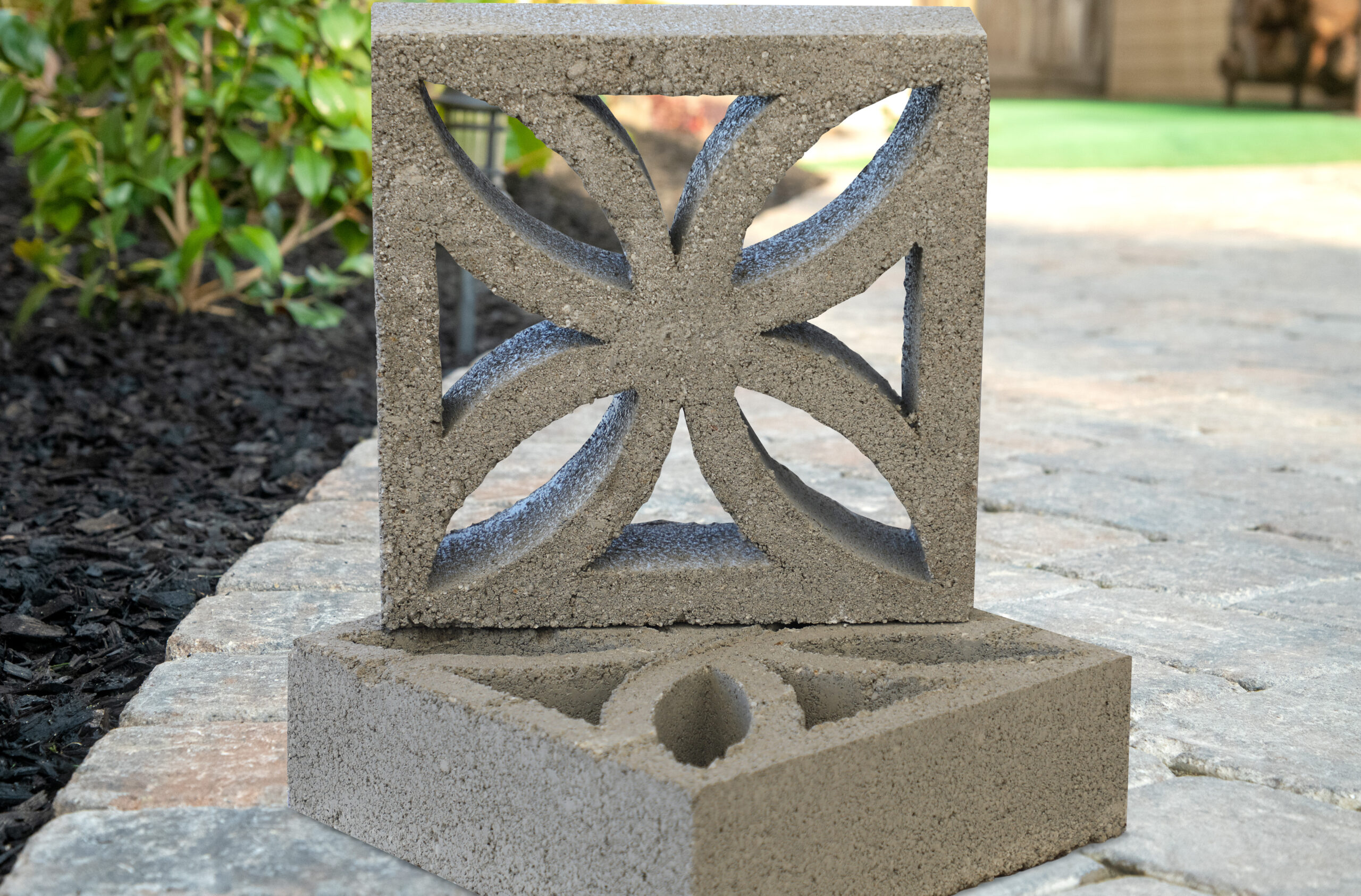 Cloverleaf Screen Wall Block - NV - Basalite Concrete Products