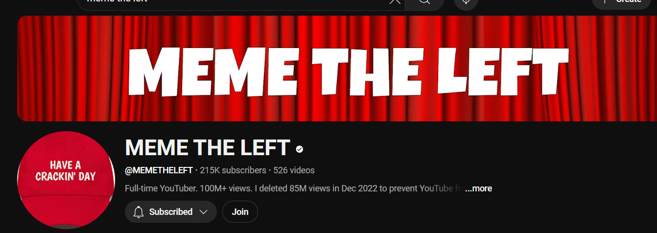 Meme The Left You Tube
