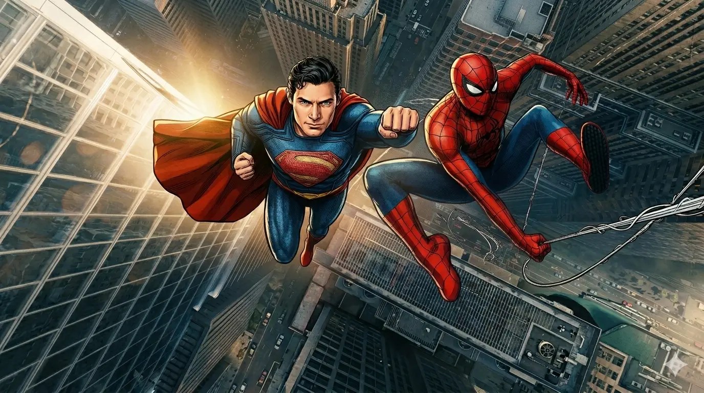 Superman e Homem-Aranha: crossover da DC e Marvel volta em 2026 e reacende sonho do live-action