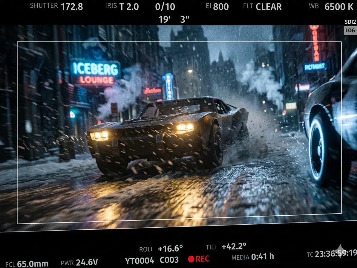 Matt Reeves reacende o hype de The Batman Part II com imagens de testes de câmera e uma Gotham congelada