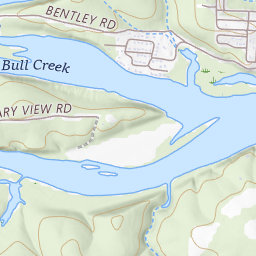 Map Of Lake Taneycomo Missouri Topo MO Taney 3951.