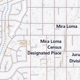 Mapa De Mira Loma California 2843