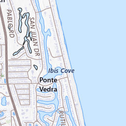 Map Of Ponte Vedra Florida 4488