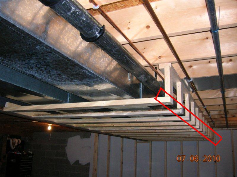 How To Box Around Basement Ductwork - Openbasement