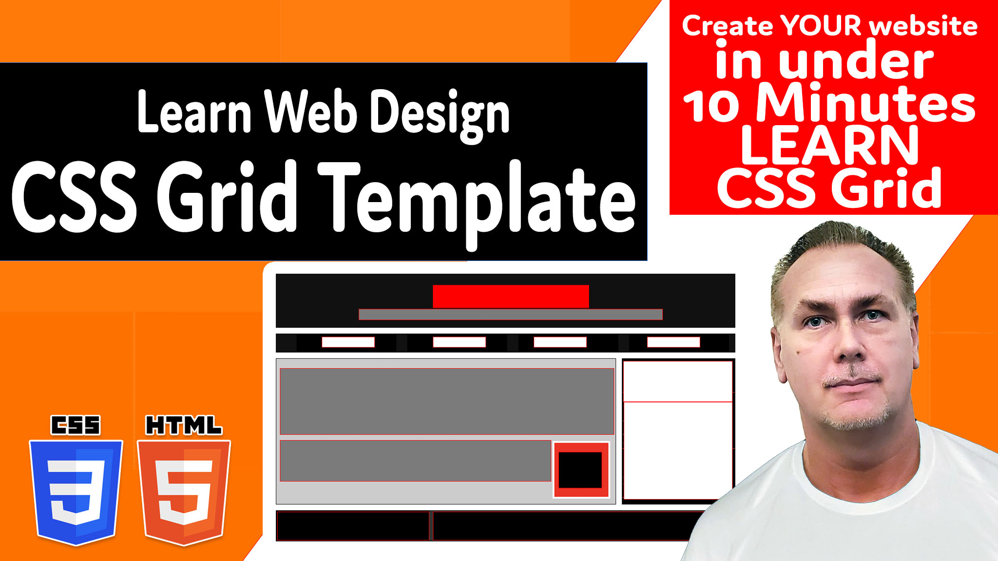 How to setup a website in less than 10 minutes with CSS grid responsive ...