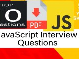 Top 10 Javascript Interview Questions Download Pdf Guide Learn To