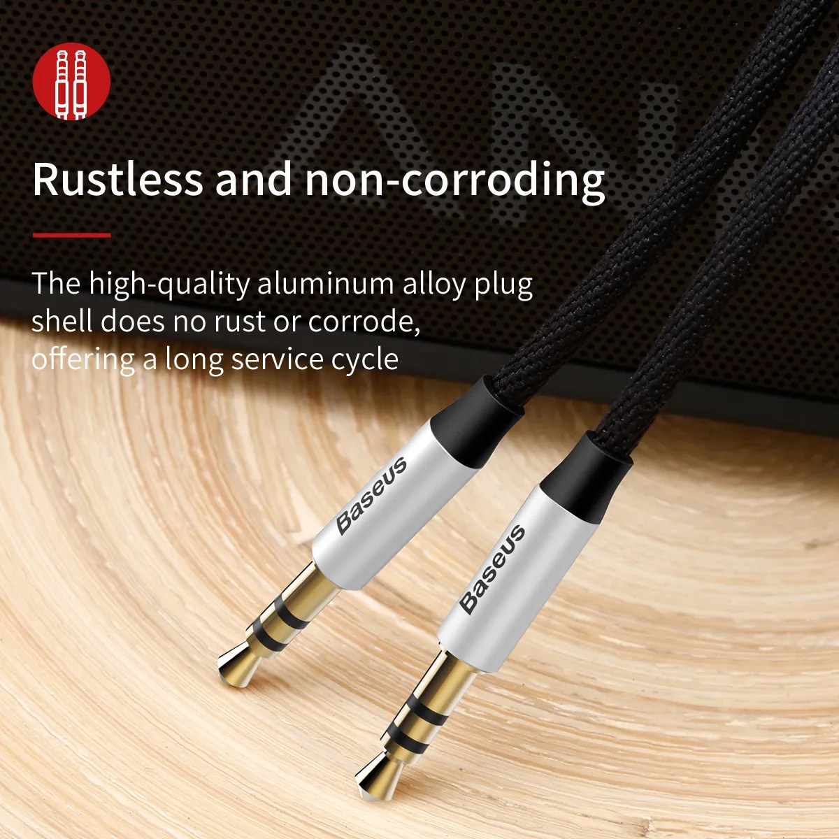 Baseus Yiven Aux Cable Male to Male M30 1.5m