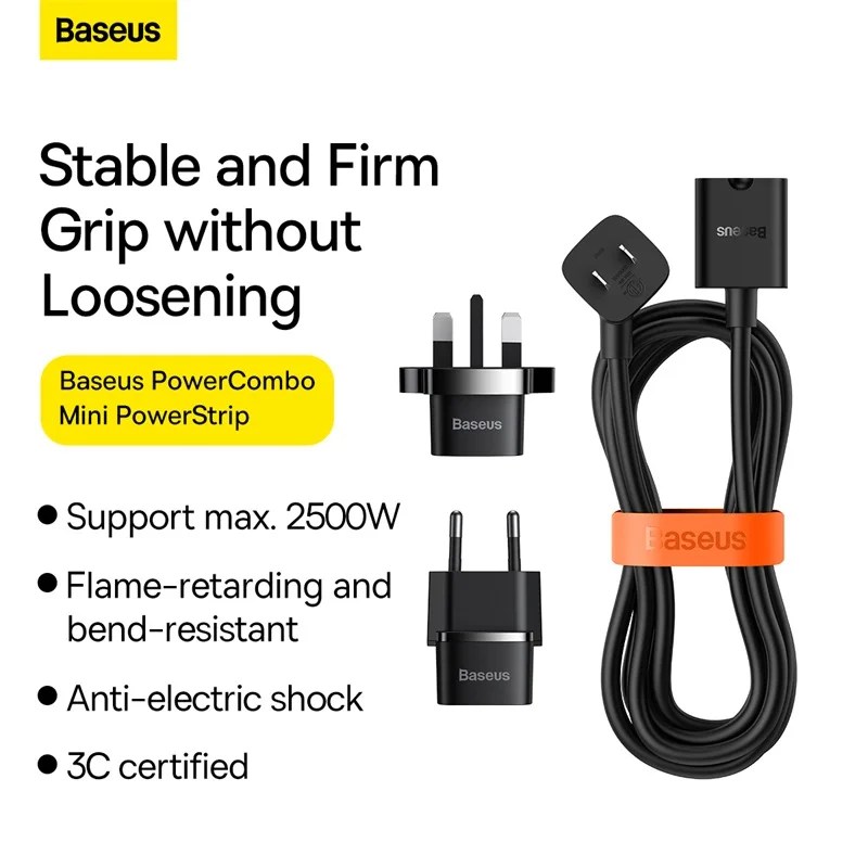Baseus PowerCombo Mini PowerStrip 1AC