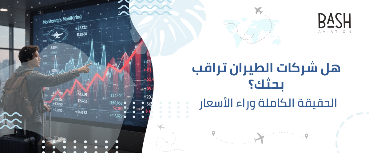 هل شركات الطيران تراقب بحثك؟ الحقيقة الكاملة وراء الأسعار