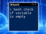 Bash Check If Variable Is Empty Simple Solutions