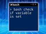 Bash Check If Variable Is Empty Simple Solutions