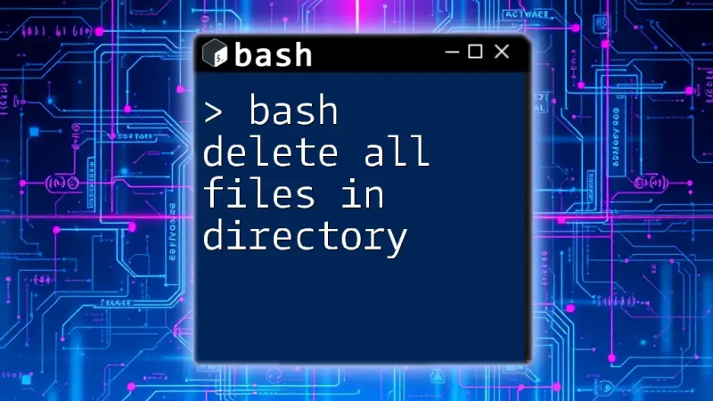 How To Delete Files In Bash Your Guide To The Bash Shell - Elegant Minimal Photo - 4K